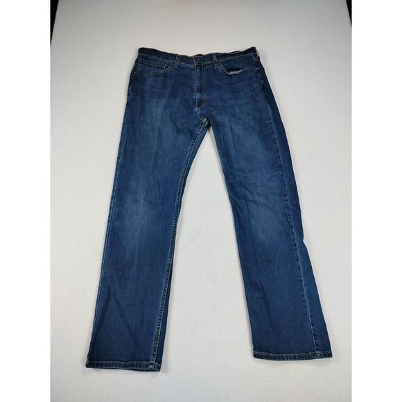 Levi's Jeans Men's 38 Blue 505 Westerncore CowboyCore Denim Distressed PBR Ranch - Picture 1 of 15